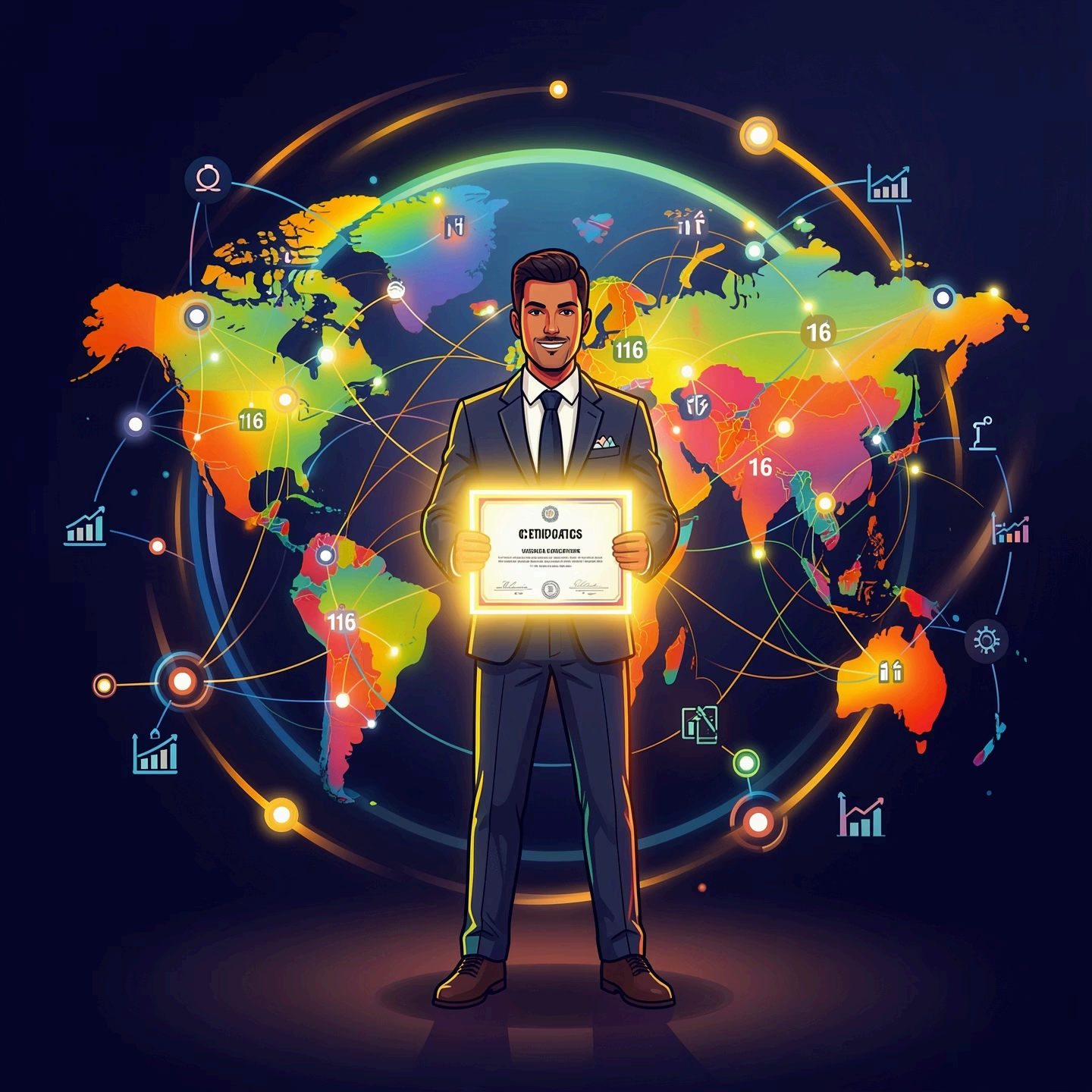 Credencial GIMI con presencia global